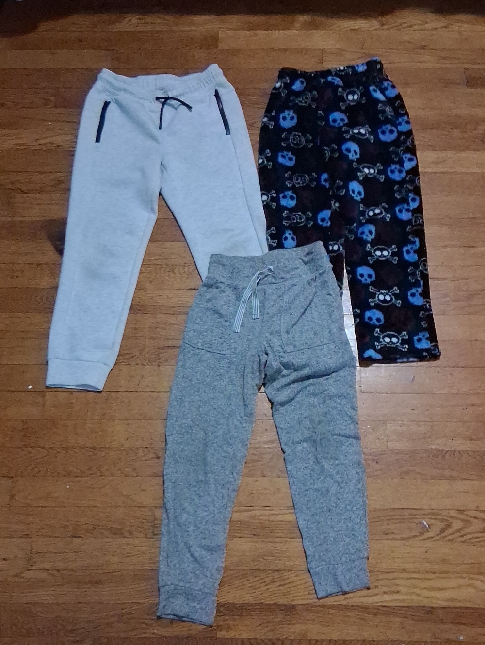 Trio of Kid's Pajama Bottoms